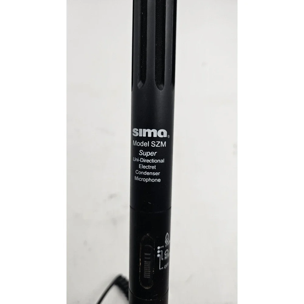 Sima Model SZM Super Unidirectional Condenser Microphone Black Studio Musi As Is